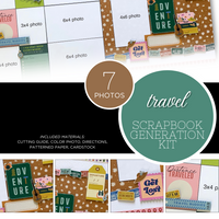 SCRAPBOOK GENERATION Travel - 1 Layout Kit