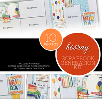 SCRAPBOOK GENERATION Hooray - 1 Layout Kit