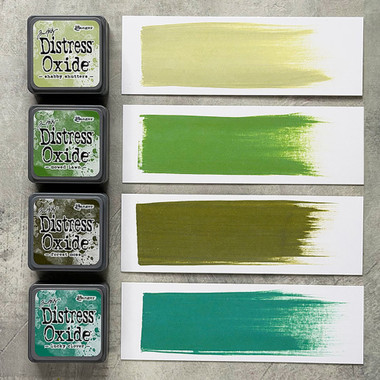 Distress Oxide & ink 35個 TIM HOLTZ Distress Mini Oxide Ink Pad Kit 15 - Greens - Scrapbook