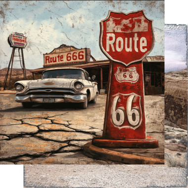 洋楽 Black Rhino / Paper Route PREORDER - ships July: SSC DESIGNS Road Trip Route 66 12x12 Paper