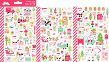 PREORDER - ships late NOVEMBER: DOODLEBUG DESIGNS Dear Santa Mini Icons ...