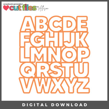 Letter Cut Box Pattern DIGITAL DOWNLOAD: Cut Files by Allison - Alphabet Background ...
