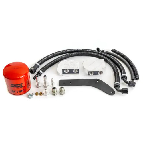 H&S MotorSports 2011-2016 Ford 6.7L Power Stroke Upper Fuel Filter Relocation Kit