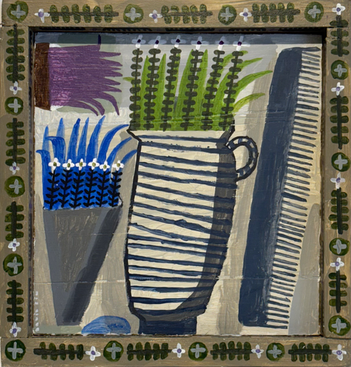 David Sim: Vase Series: "Comb with Three Vases"