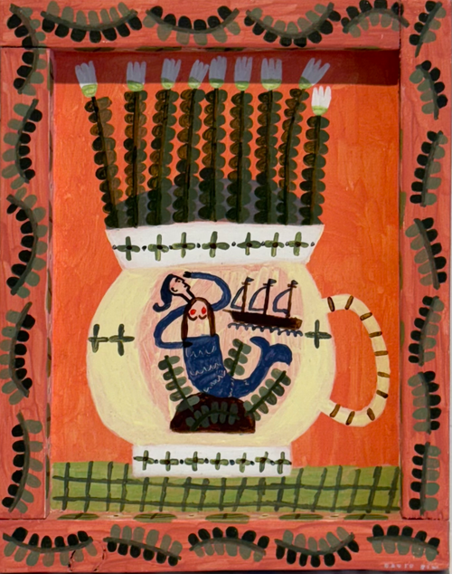 David Sim: Vase Series: "Yellow Vase"