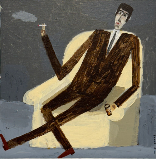 David Sim: Portrait Series: "Man in Suit"