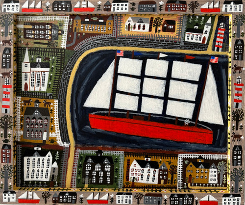 David Sim: A Red Boat