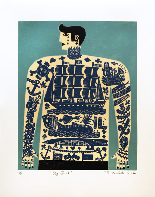 David Sim: Big Jack, Framed