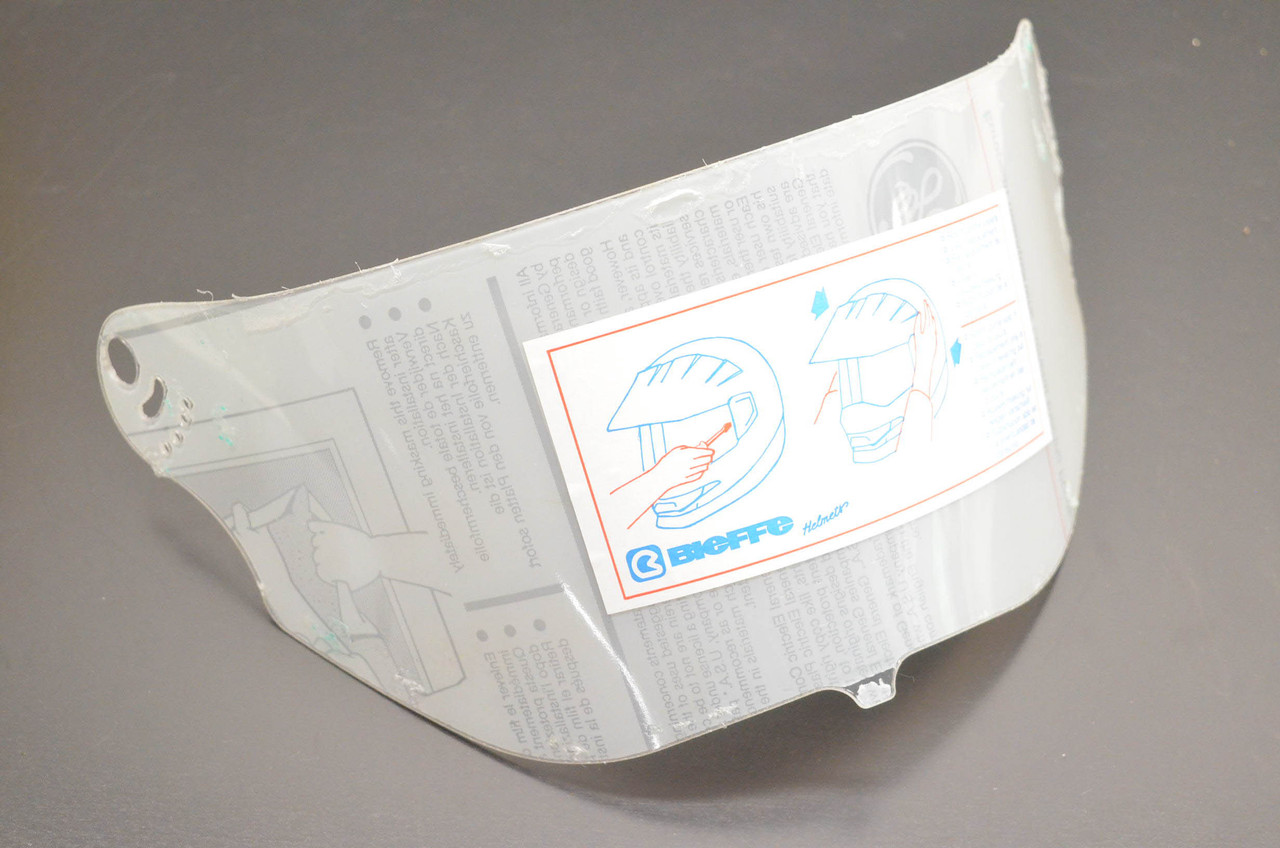 Bieffe BF321C Clear Helmet Shield NOS In Stock Motorsports, Inc.