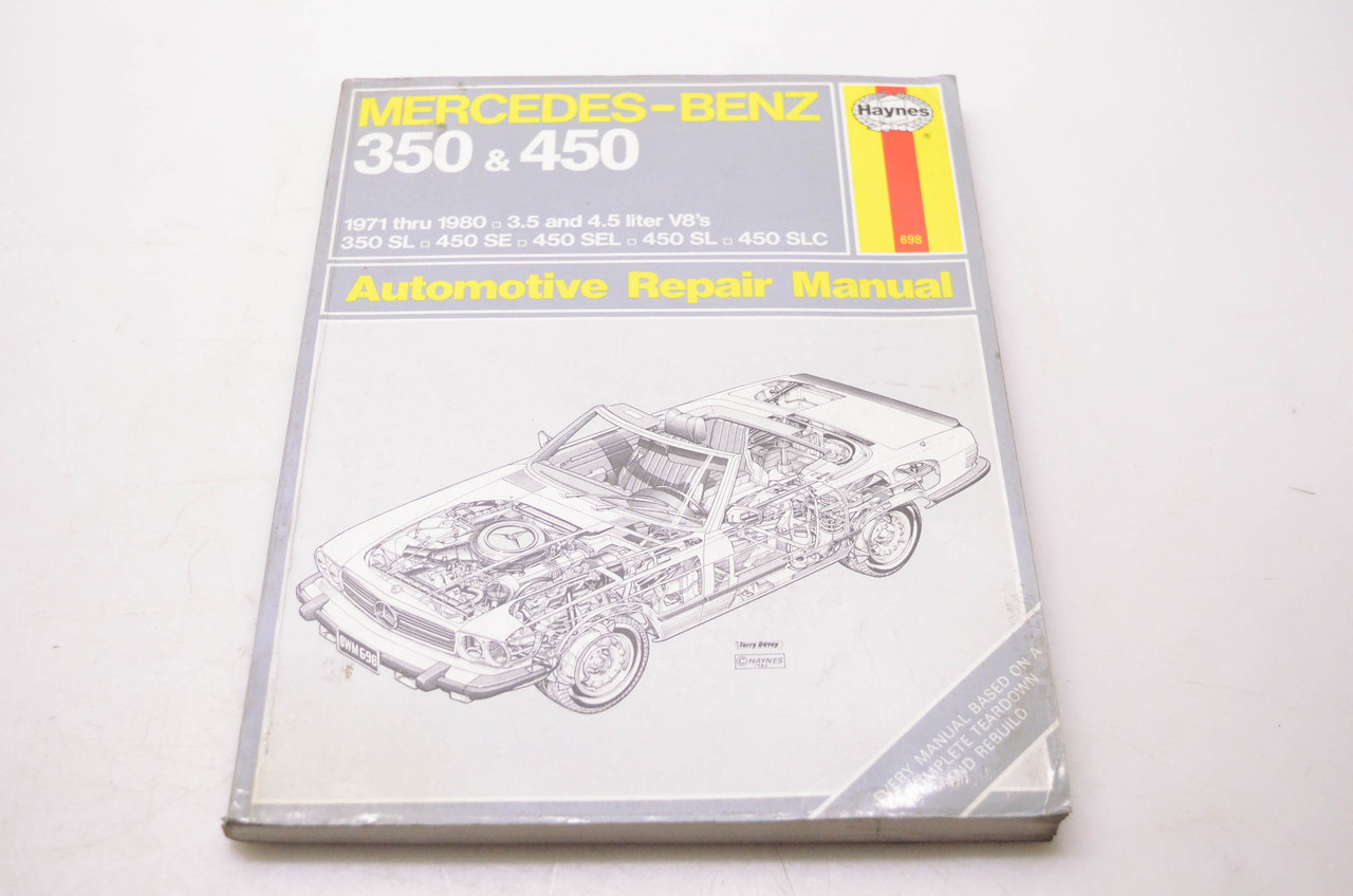 Haynes 0-85696-698-3, 698 Mercedes-Benz 350 & 450 Automotive Repair Manual  - In Stock Motorsports, Inc.