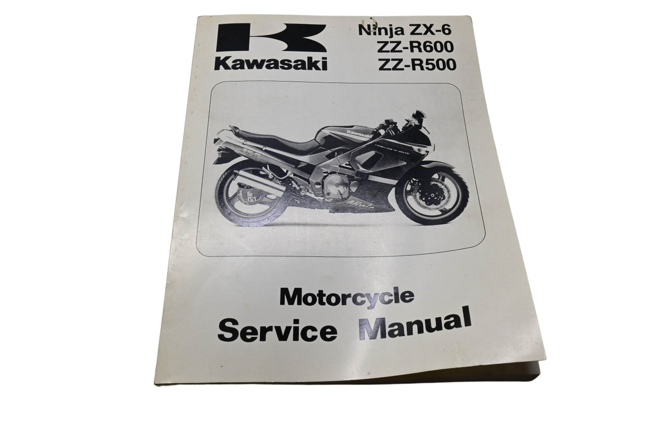 OEM Kawasaki 99924-1128-02 Motorcycle Service Manual Ninja ZX-6 ZZ 