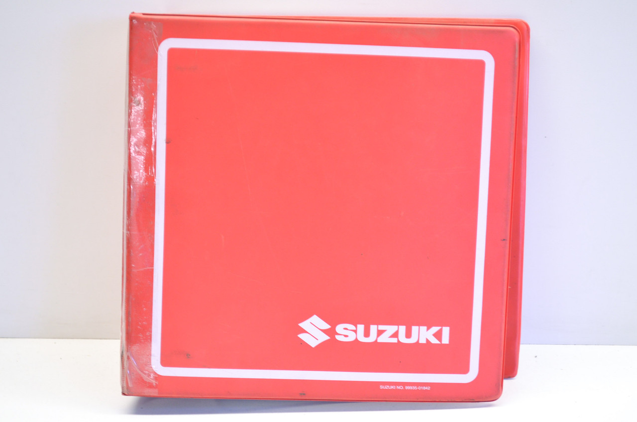 OEM Suzuki 99935-01842, 99550-03120-01E Factory Service Manual 