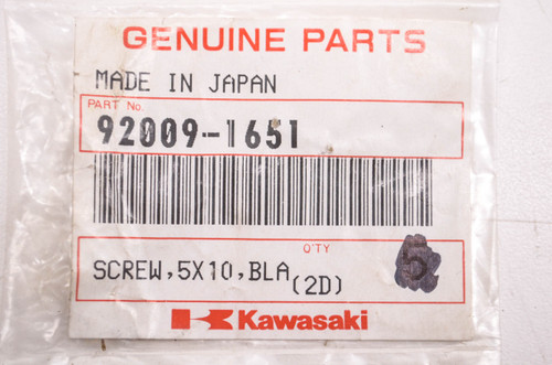 New OEM Kawasaki 92009-1651 Screw NOS - In Stock Motorsports, Inc.