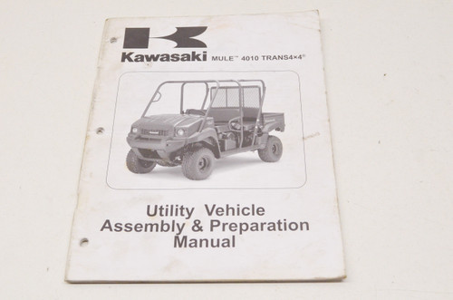 OEM Kawasaki 99931-1493-02 Assembly & Preparation Manual ZX600R 