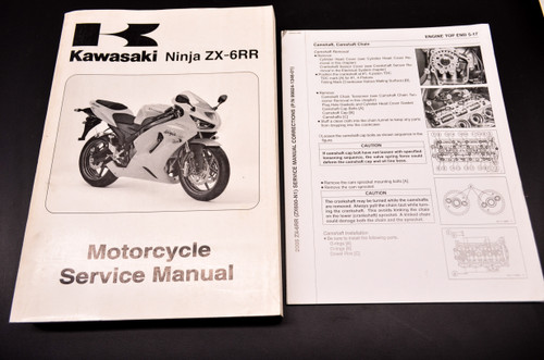 7連勤ページ OEM Kawasaki 99924-1278-01 Service Manual ZX1200B - In Stock