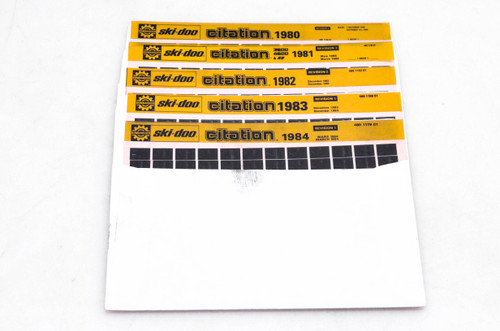 SkiDoo 480117401, 480118101 Lot of 2 Microfiches Blizzard 9700 