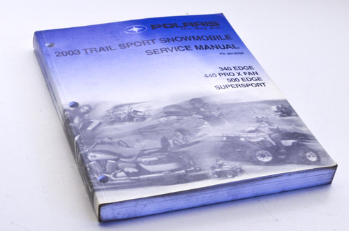 OEM Polaris 9918048 Service Manual Tail Sport
