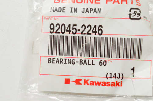 OEM Kawasaki 92045-2246 Ball Bearing NOS - In Stock Motorsports, Inc.