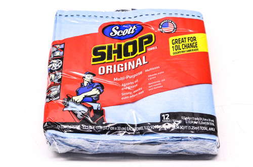 Scott 44180 12 Pack Shop Towels NOS - In Stock Motorsports, Inc.