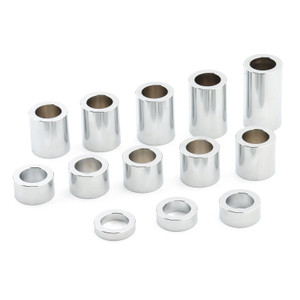 Precision USA Aluminum Spacer Bushing 1/2" OD x 3/8" ID