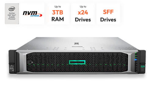 HPE DL380 G10 16SFF (NVMe) + 8SFF (SAS/SATA)