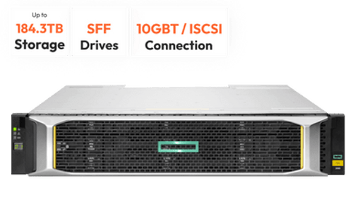 HPE MSA 2060 10GBASE-T iSCSI SFF Storage (Configuration) 4N-l-GlOu