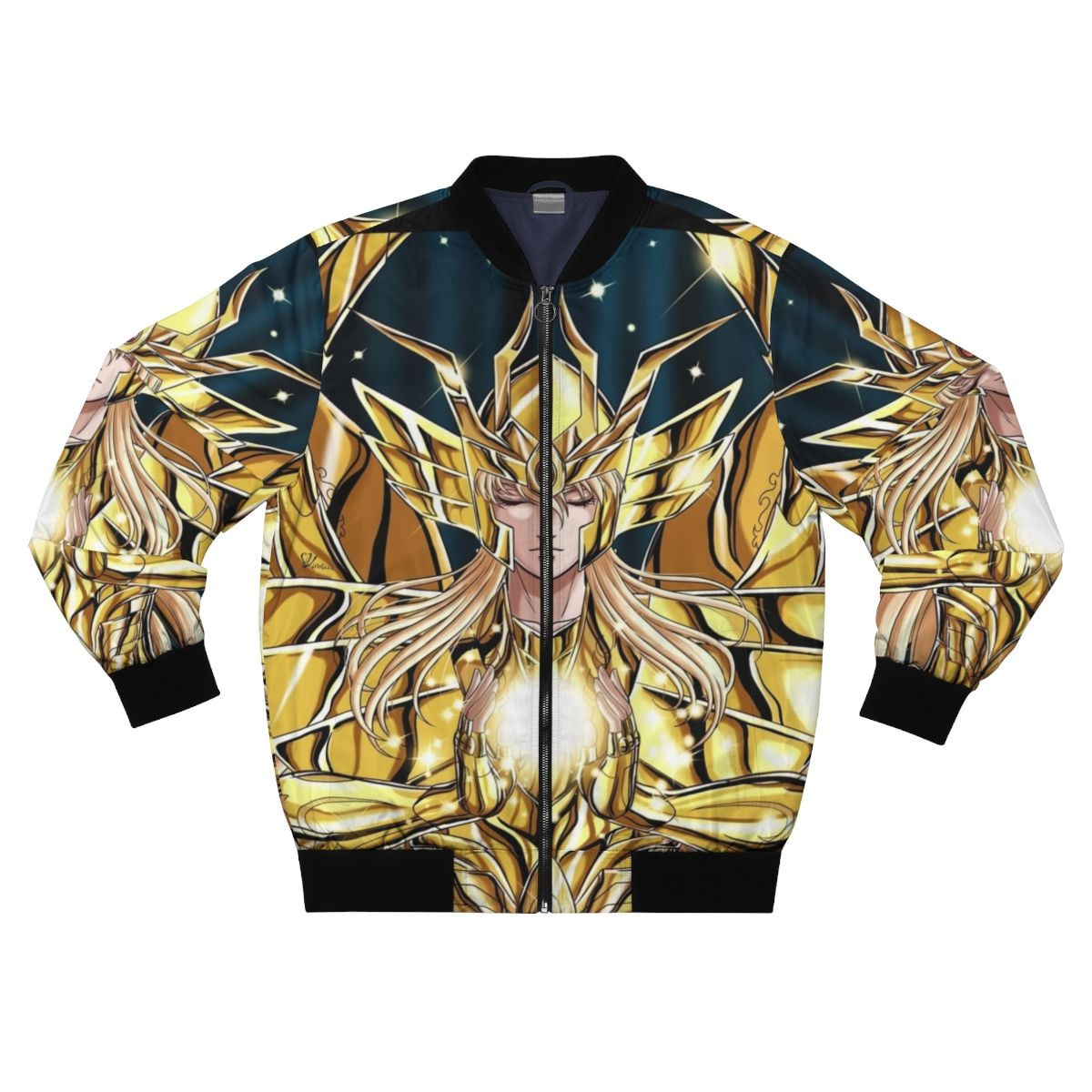 Saint Seiya Virgo Shaka Bomber Jacket - nerdoutloudpod
