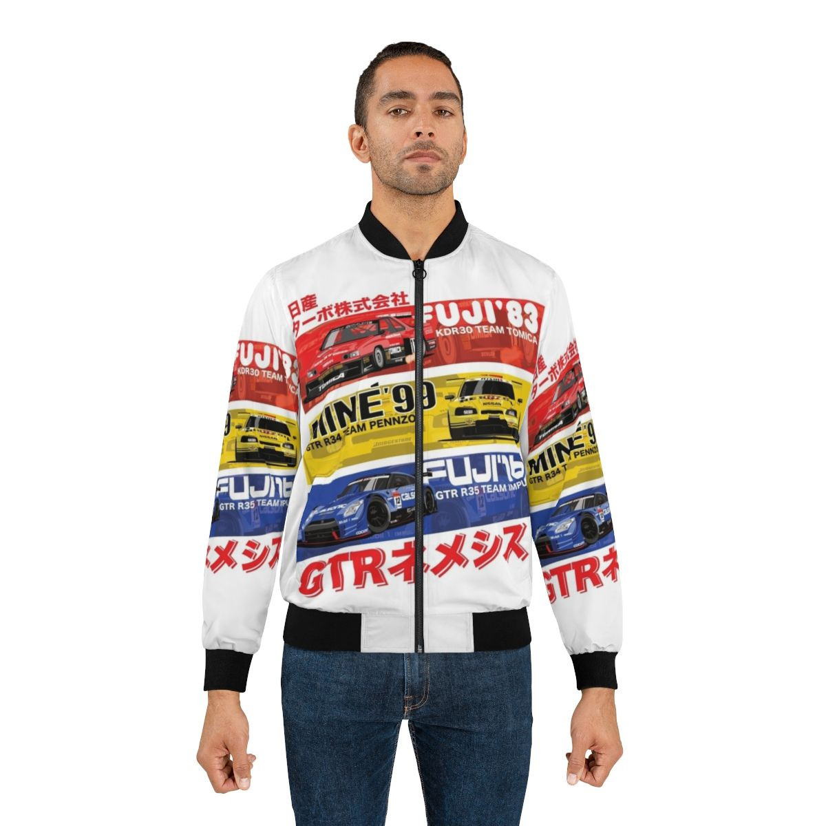 Nissan GTR Racing Bomber Jacket - nerdoutloudpod