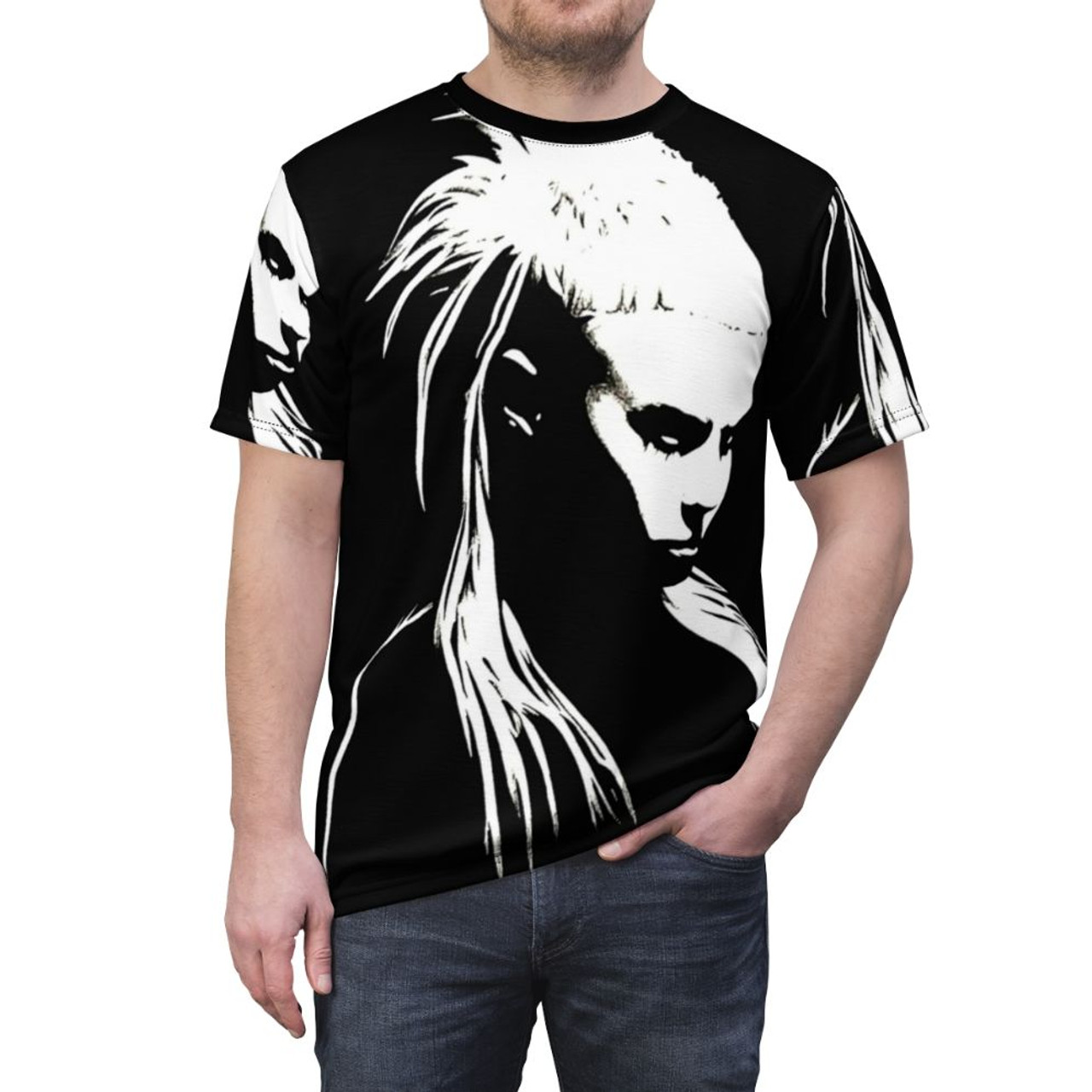 Yolandi Visser Portrait Pen and Pencil Drawing T-shirt | Die