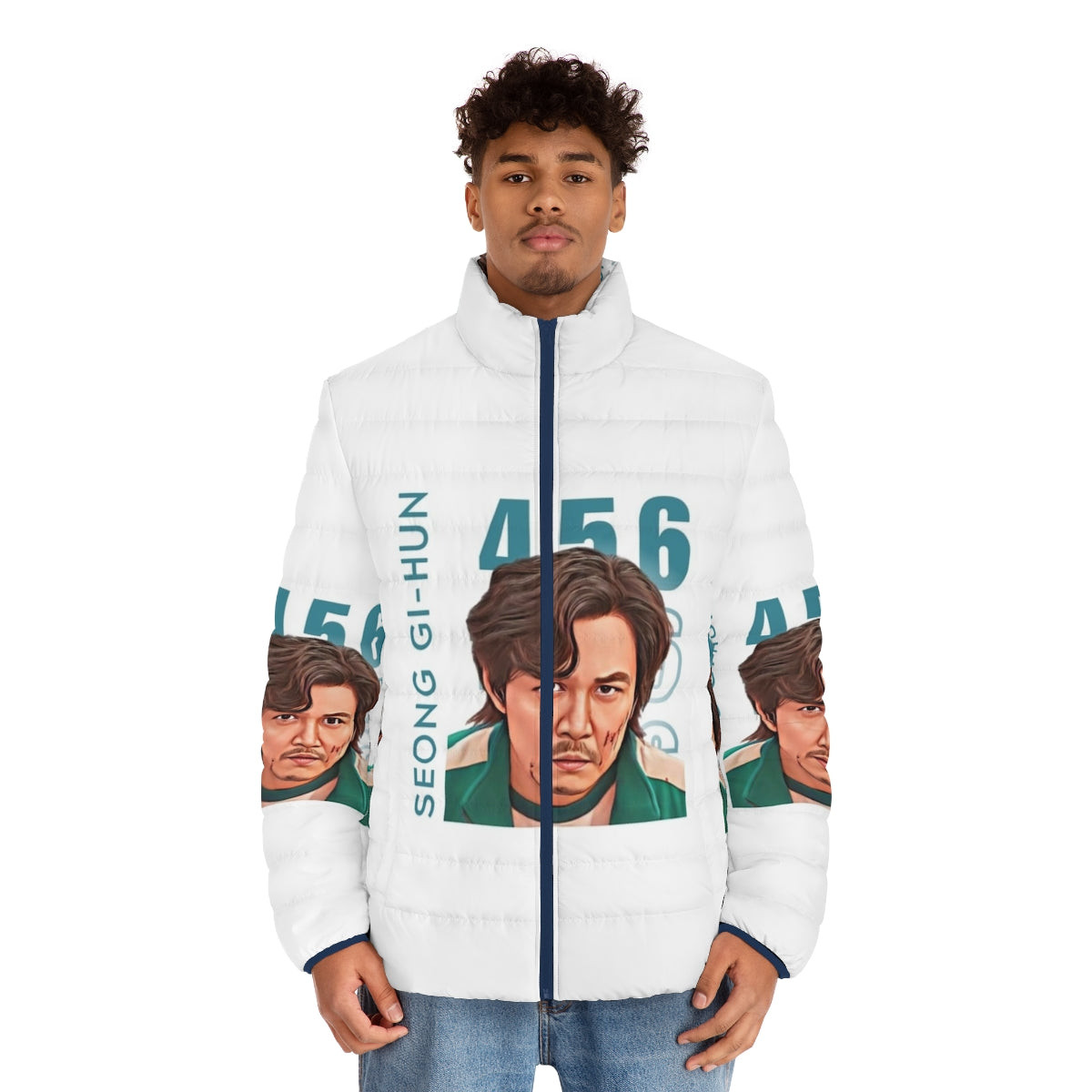 Gi Hun 456 Squid Game Puffer Jacket | Officially Licensed Netflix Merch ...