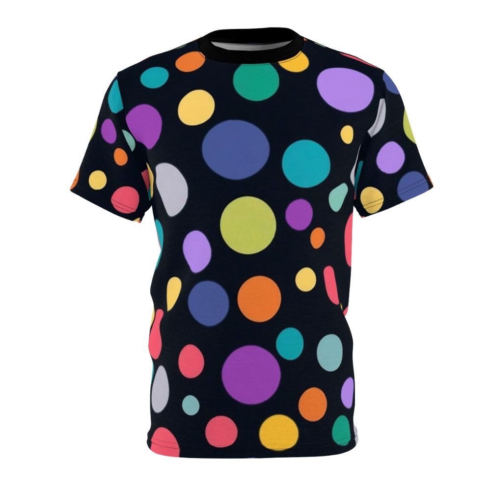 colorful polka dot shirt