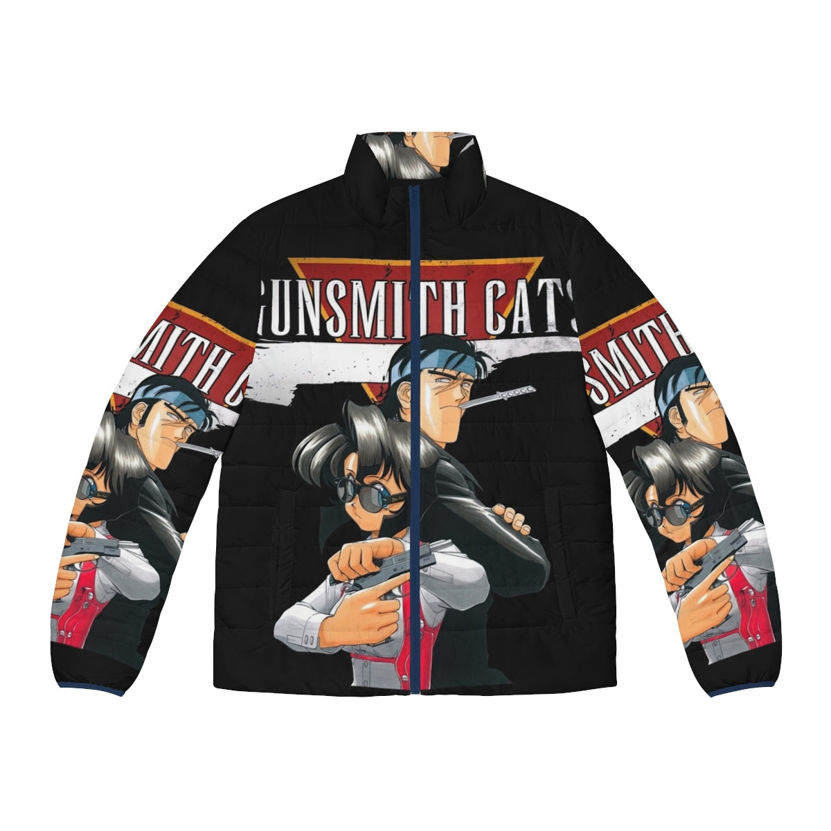Vintage Gunsmith Cats Anime Puffer Jacket | Retro 90s Japanese Fashion -  nerdoutloudpod