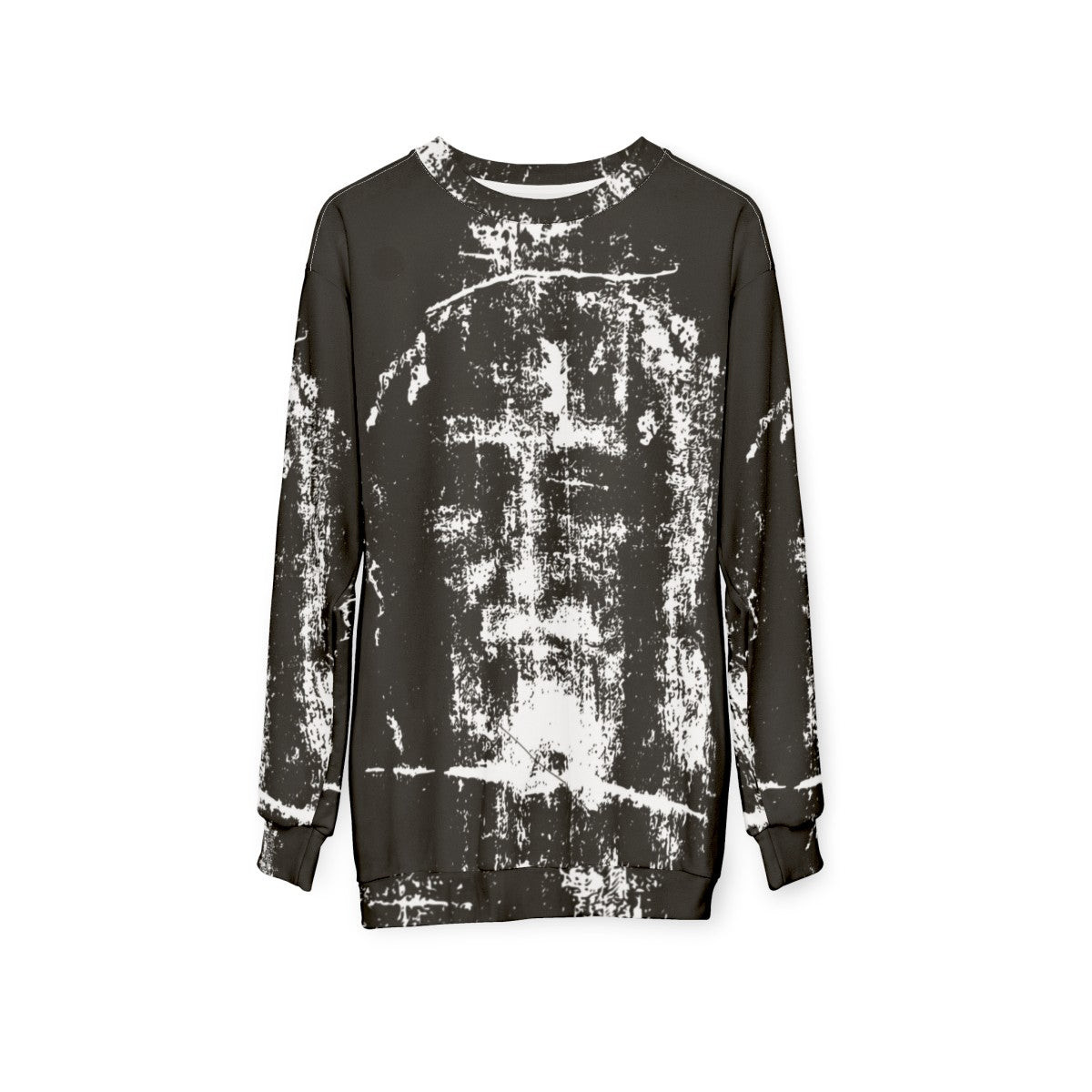 Sweatshirt Suaire De Turin - T-Shirt à Manches Longues Avec Impression Religieuse