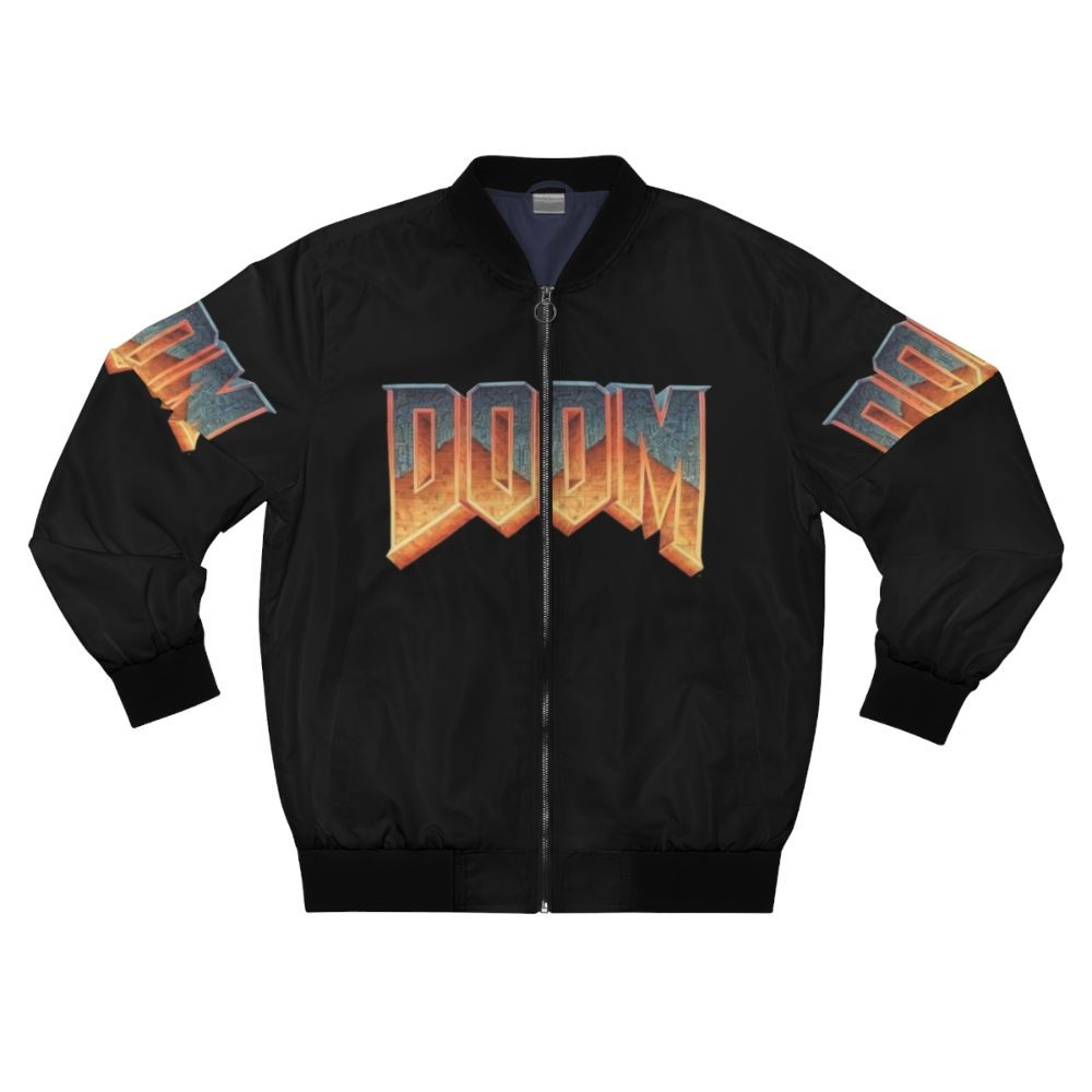 Classic Doom Retro Logo 1993 Bomber Jacket - nerdoutloudpod