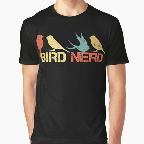 Bird Nerd Birdwatcher Ornithologist Gift Graphic T-Shirt