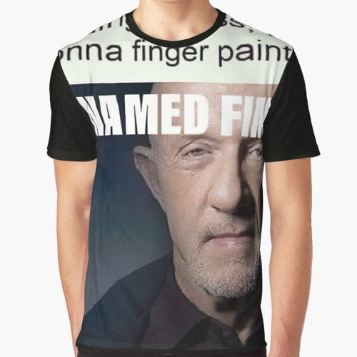 "Kid Named Finger" Breaking Bad inspired graphic t-shirt design featuring a meme reference