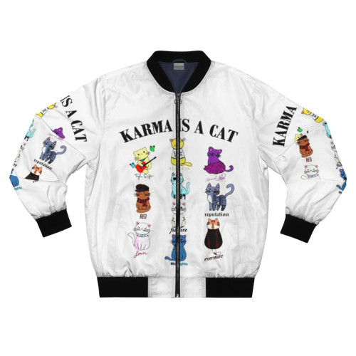 Karma Cat Bomber Jacket - Featuring a cat motif for a stylish look