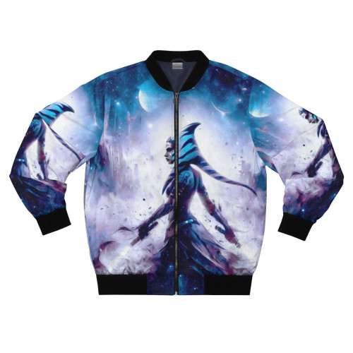Lady Ashoka 2 Bomber Jacket - Sci-Fi Inspired Outerwear with Ashoka Character Design