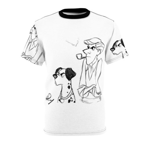 Pongo and Roger Sketch Digital Art T-Shirt