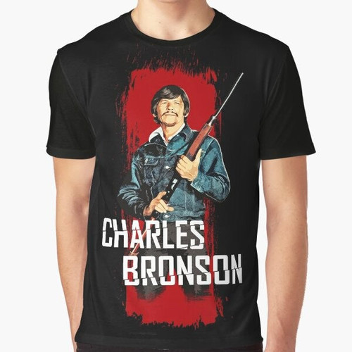 Charles Bronson as Mr. Majestyk graphic t-shirt