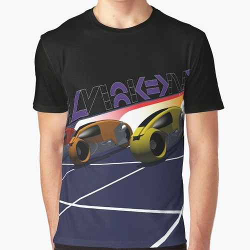 TRON Lightcycle racing grid graphic t-shirt