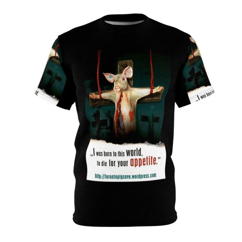 Ethical animal rights activist t-shirt with animal advocacy design