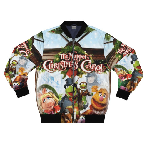 Muppet Christmas Carol Bomber Jacket featuring Kermit the Frog and Miss Piggy