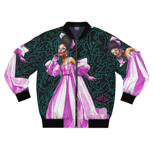 Shea Coulee Inspired Bomber Jacket with Drag Queen Motifs