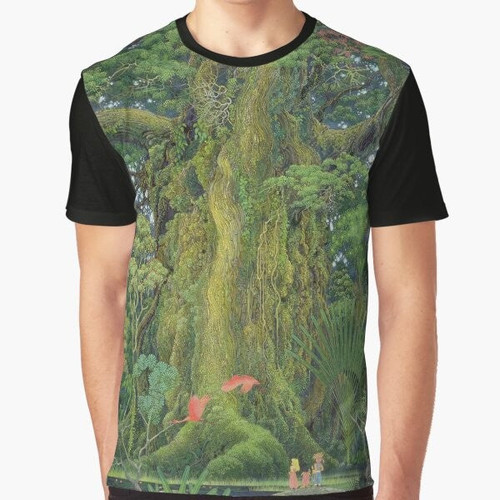 Graphic t-shirt featuring the iconic Mana Tree from the Secret of Mana video game series