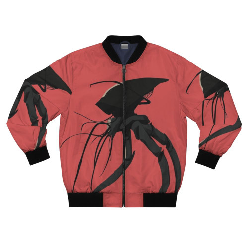 War of the Worlds inspired bomber jacket featuring classic sci-fi elements