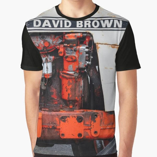 Vintage David Brown 885 classic tractor graphic t-shirt