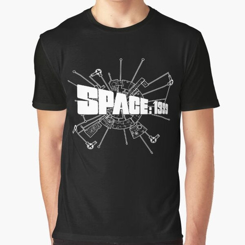 Space 1999 logo and alpha diagram graphic t-shirt