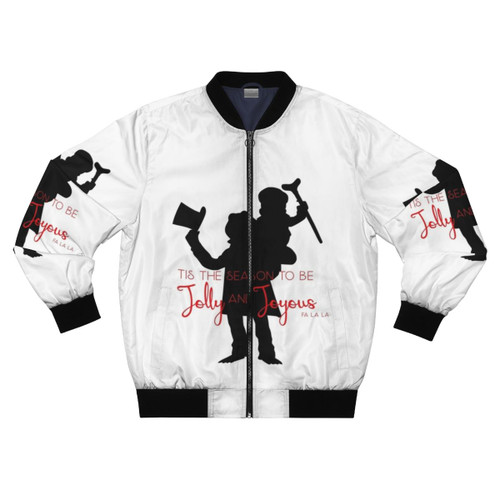 Muppets Tis the Season Bomber Jacket featuring Kermit, Bob Cratchit, and Tiny Tim