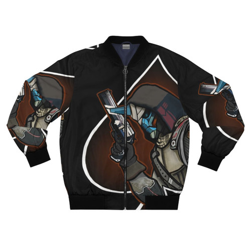 Ace of Cayde's Bomber Jacket - Gaming Inspired Jacket featuring the Cayde character from video games